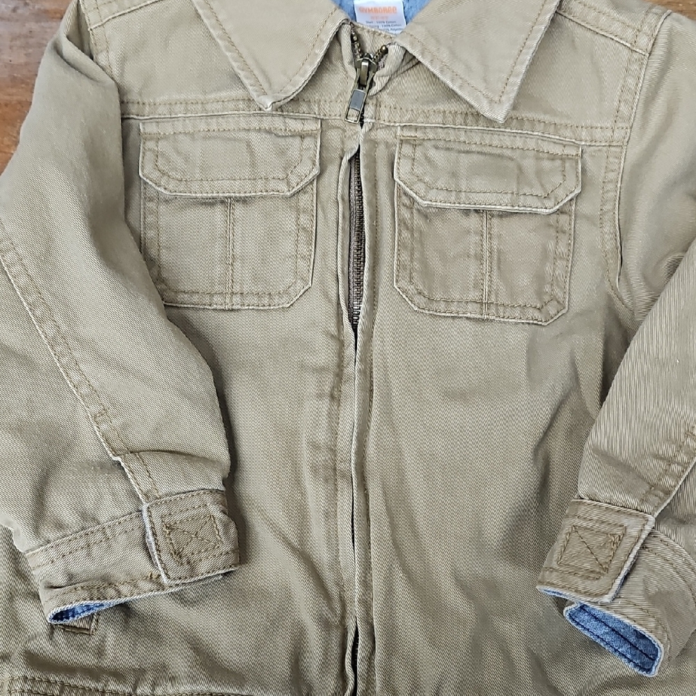 Gymboree Khaki Kids Jacket Size 2t-3t.